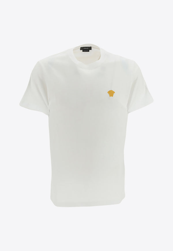 Versace Medusa Embroidered T-shirt White 1008481_1A08489_1W000