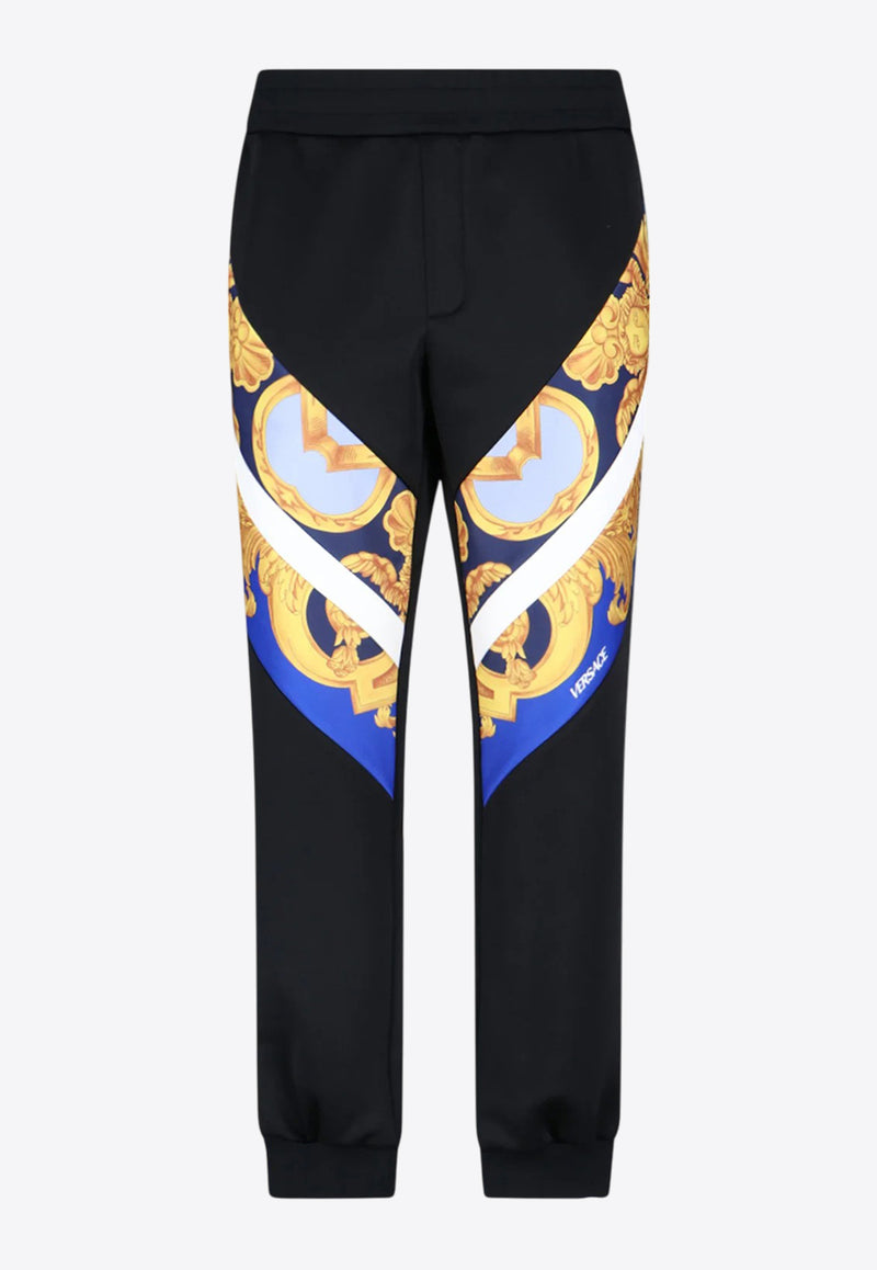 Barocco Print Track Pants – THAHAB KW