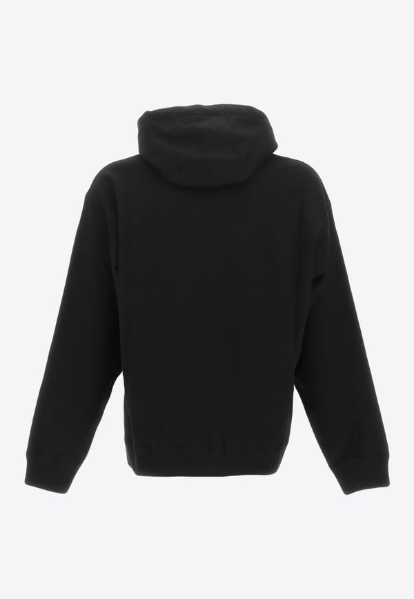 Versace La Medusa Logo-Embroidered Hooded Sweatshirt Black 1008661_1A07777_1B000