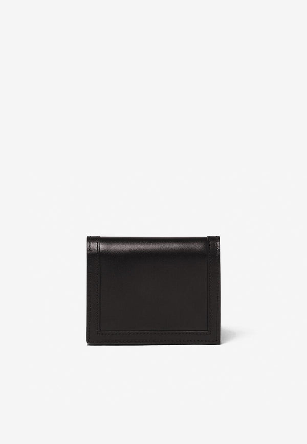 Versace Greca Goddess Bi-Fold Wallet in Calf Leather Black 1008832 1A05134 1B00V