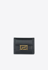 Versace Greca Goddess Bi-Fold Leather Cardholder Black 1008832_1A05134_1B00V