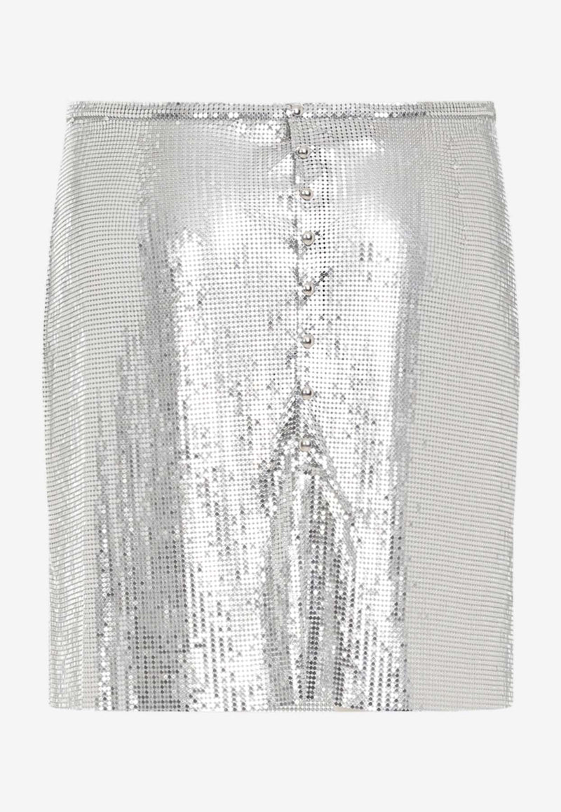 Mesh Mini Skirt