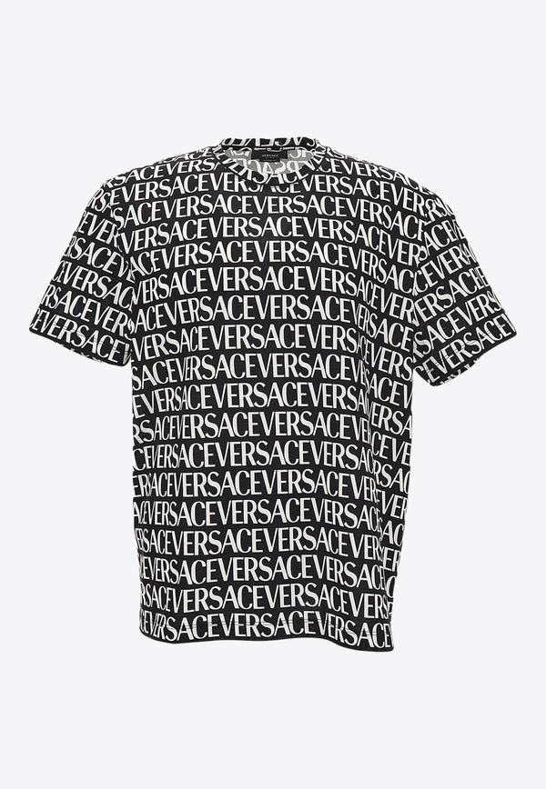 Versace Logomania Crewneck T-shirt Monochrome 1009423-1A06875-5B040