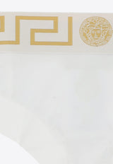 Versace Greca Waistband Briefs White 1009528_A232741_A1001