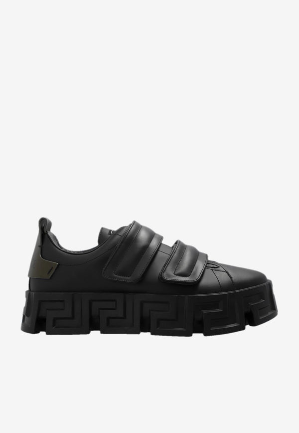 Versace Greca Low-Top Sneakers Black 1009741 1A02500 2BG6B