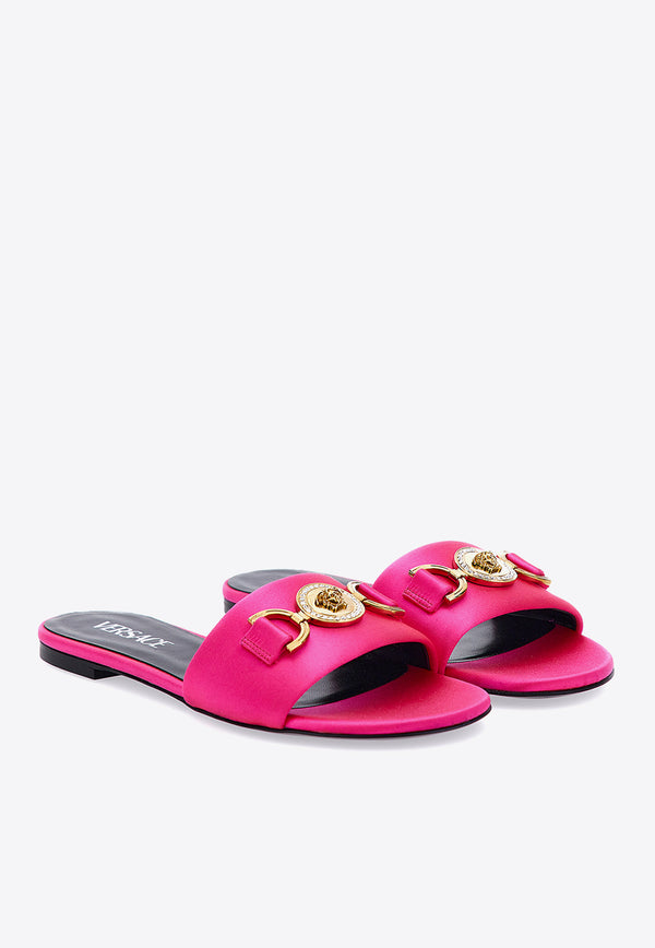 Medusa '95 Flat Sandals Versace Pink 1009810-1A00619-1PM6V