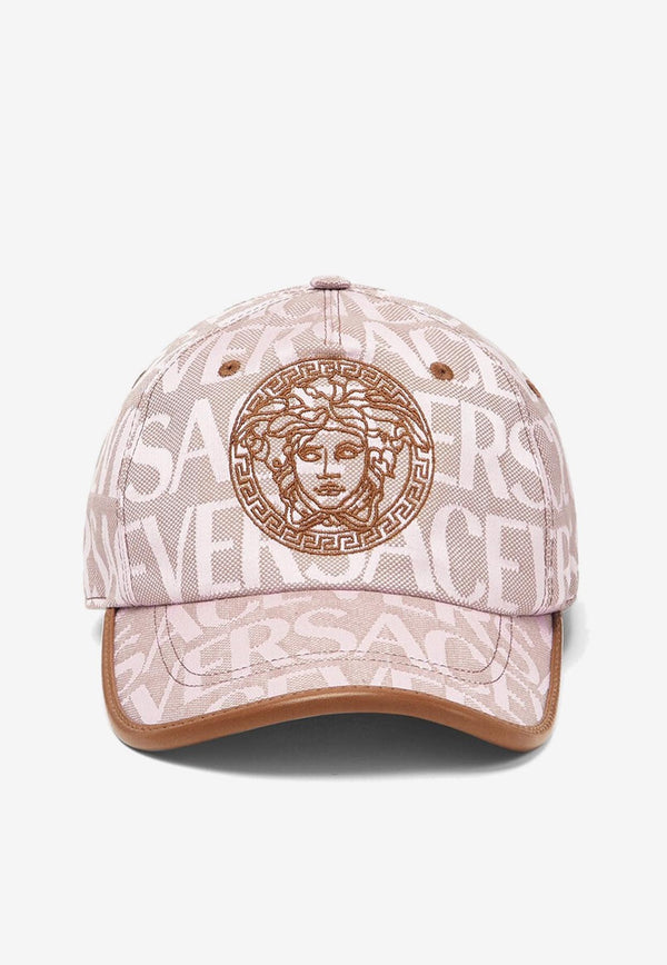 Versace La Medusa Embroidered Baseball Cap Pink 1009910 1A08367 2PL50