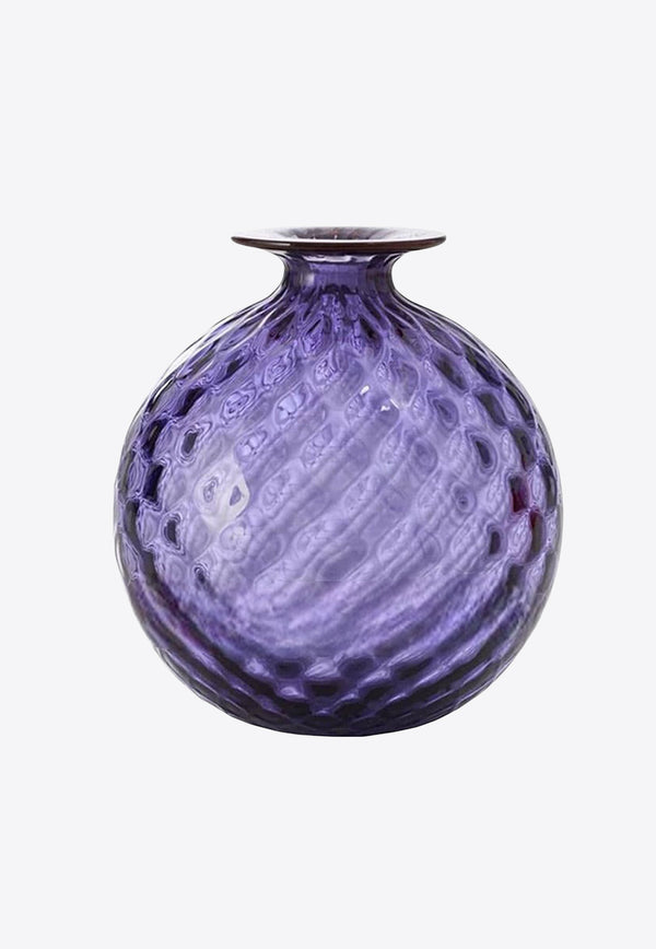 Venini Extra-Small Monofiore Balloton Vase Purple 100.14 IN