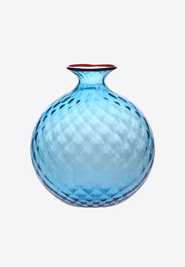 Venini Monofiore Balloton Large Vase Blue 100.29 AQ