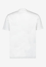 Versace La Colonna Print T-shirt White 1010229 1A07449 1W000