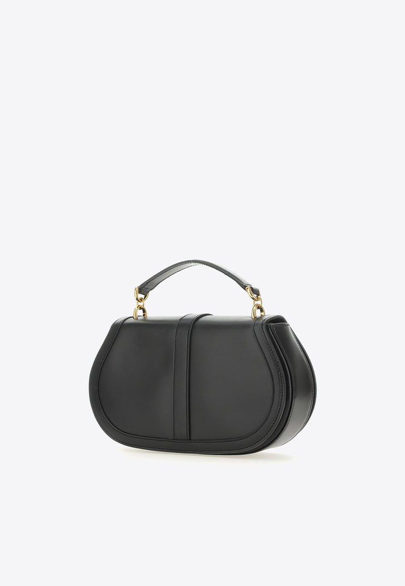Versace Greca Goddess Leather Top Handle Bag Black 1011178_1A05134_1B00V