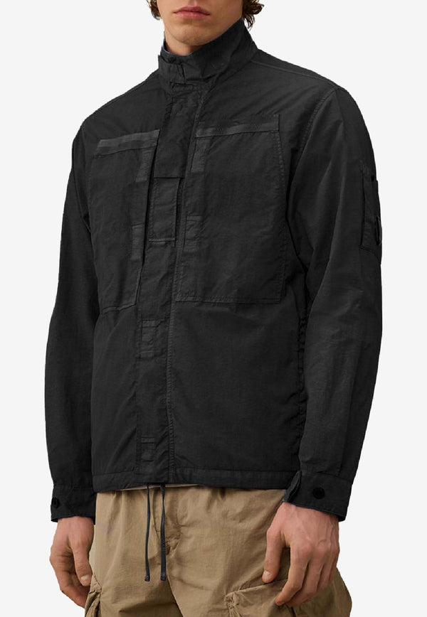 C.P. Company Zip-Up Lightweight Jacket Black 18CMOS081A005991G_999_OneColor_29845482