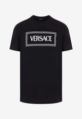 Versace 90s Vintage Logo T-shirt Black 1011694 1A08584 1B000