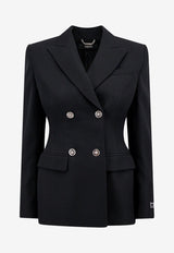 Versace Hourglass Tailored Wool Blazer Black 1012000 1A06750 1B000
