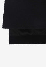 Asymmetric Boucle Midi Skirt