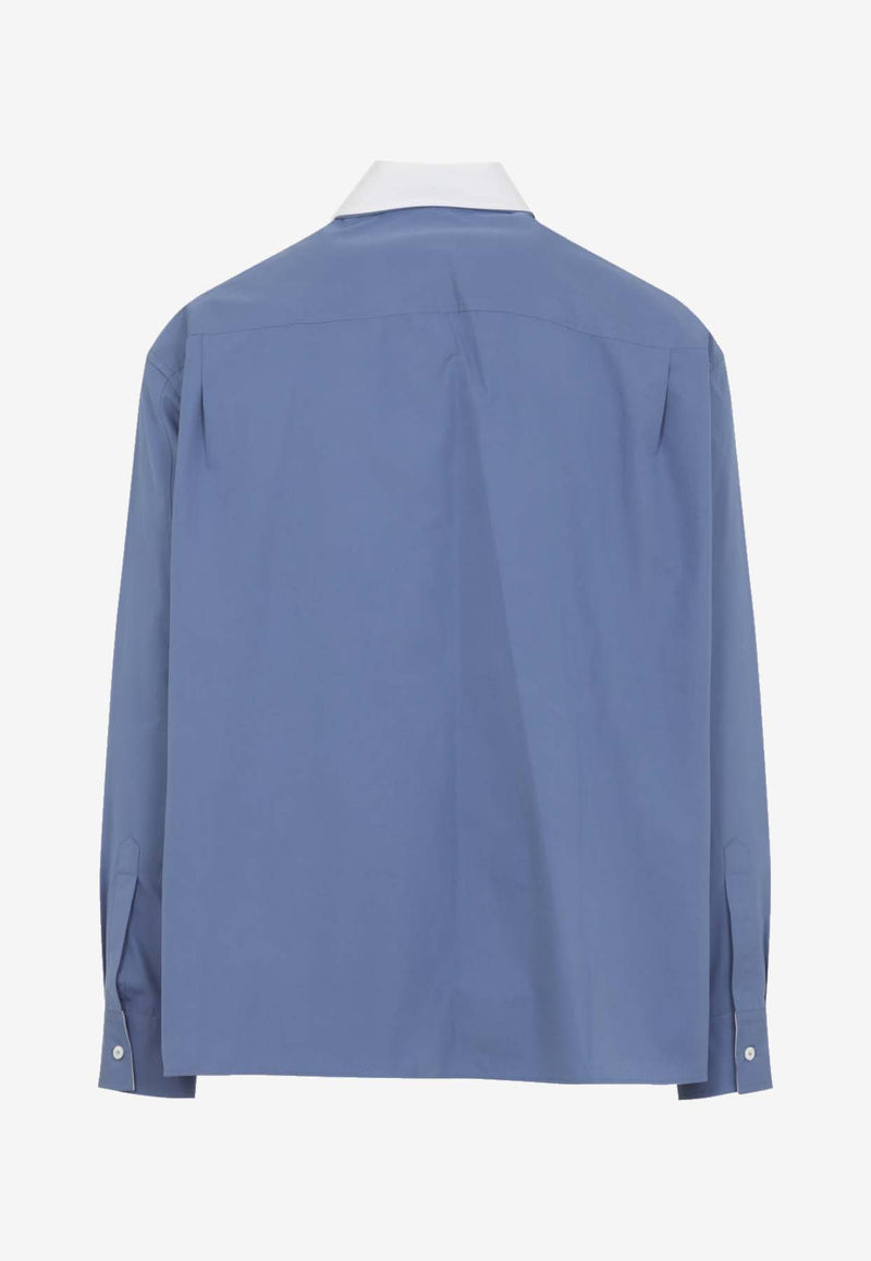 Long-Sleeved Loose Shirt