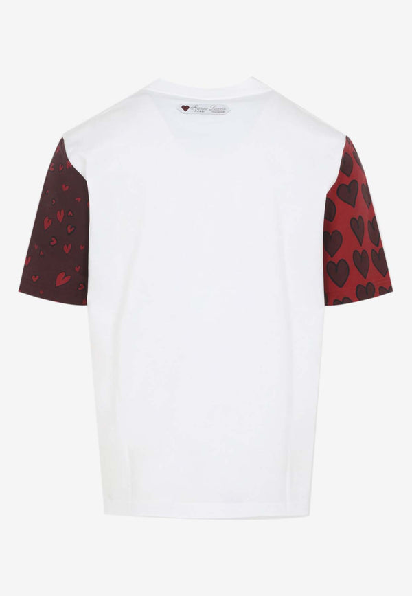 Heart Logo Print T-shirt