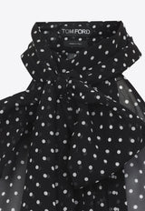 Lavallier Polka Dots Top