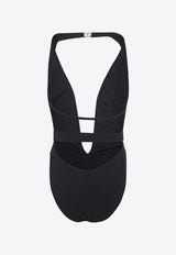 Logo-Plaque Swimsuit