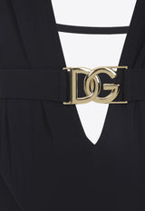 Logo-Plaque Swimsuit