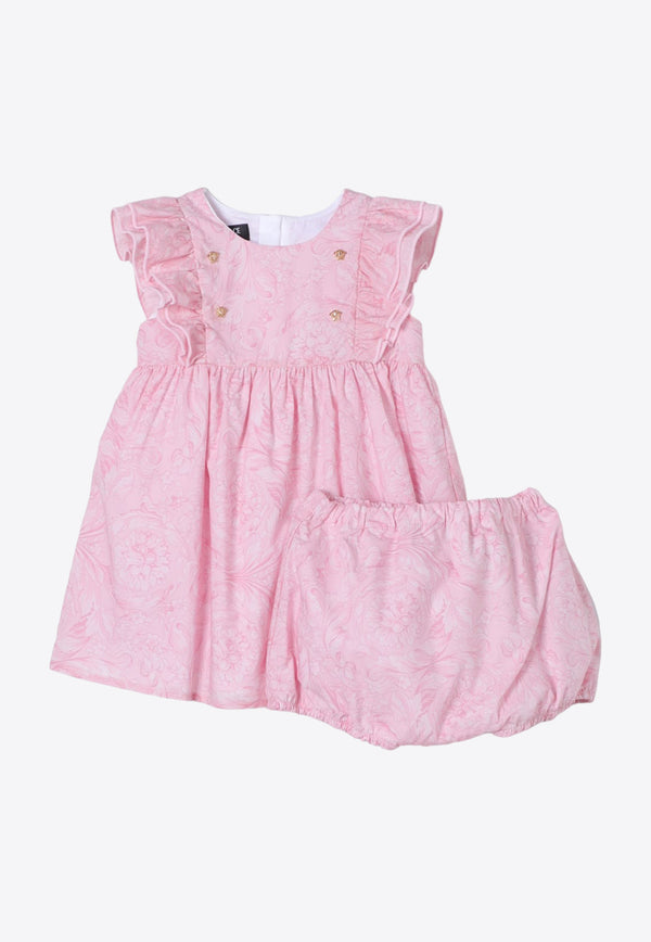 Versace Kids Baby Girls Baroque Dress 1012715 1A09222 5P950