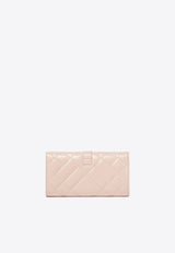 Versace Greca Goddess Clutch in Quilted Leather 1012818 1A08186 1PF5V Pink