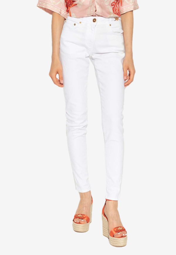 Versace Medusa '95 Skinny Jeans White 1013135 1A10025 1D110