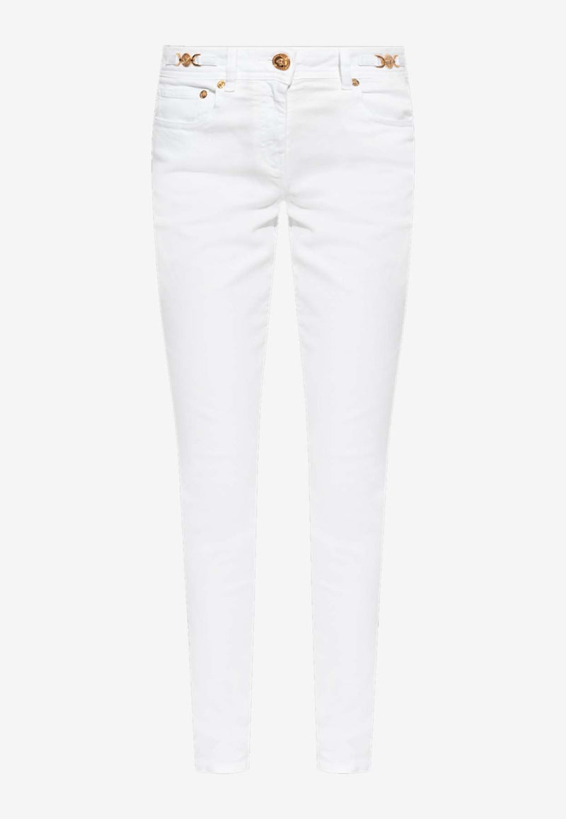 Versace Medusa '95 Skinny Jeans White 1013135 1A10025 1D110