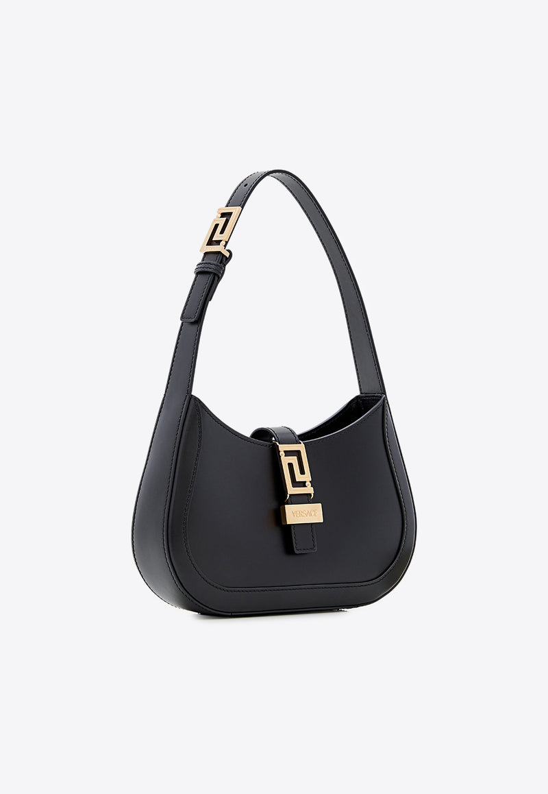 Versace Small Greca Goddess Hobo Shoulder Bag 1013167 1A05134 1B00V Black