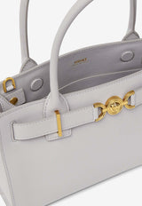 Versace Medusa '95 Calf Leather Tote Bag Gray 1013168 1A10795 1E98V