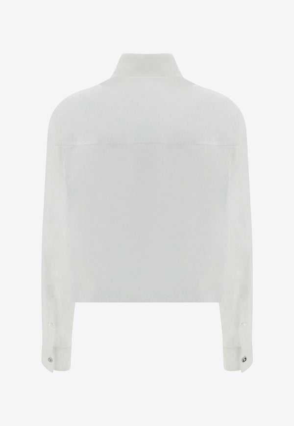 Versace Medusa Long-Sleeved Shirt 1013765 1A09630 1W000 White