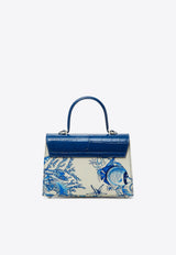 Versace Small Medusa 95 Underwater Barocco Handbag Blue 1013824 1A15466 5UG5P