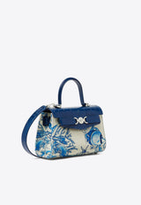 Versace Small Medusa 95 Underwater Barocco Handbag Blue 1013824 1A15466 5UG5P