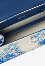 Versace Small Medusa 95 Underwater Barocco Handbag Blue 1013824 1A15466 5UG5P