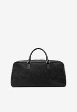 Versace Barocco Jacquard Nylon Duffel Bag Black 1014519 1A08705 1B00E