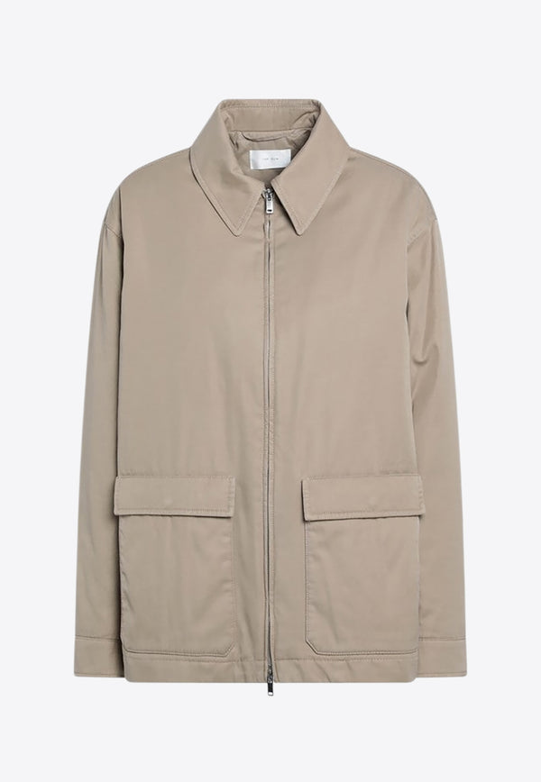 The Row Aurelius Zip-Up Jacket Sand 10154W3670/R_THERO-SAN