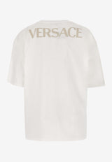 Versace La Coupe Des Dieux Oversized T-shirt White 1016291 1A11722 2W070