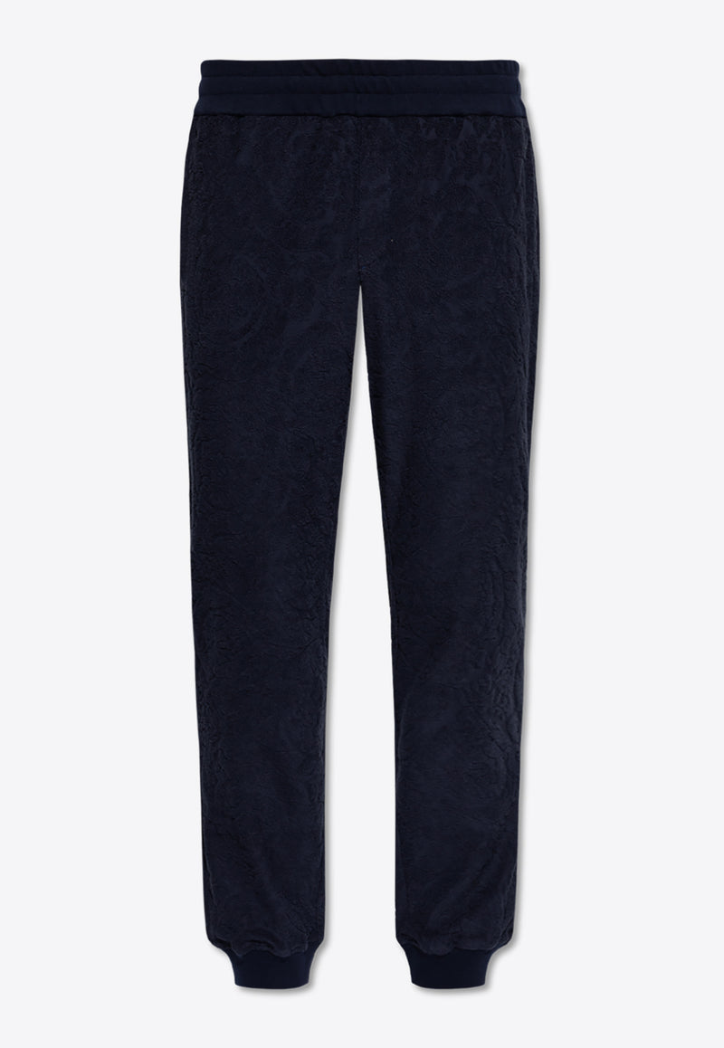 Versace Barocco Jacquard Track Pants Blue 1016330 1A11044 1UI20