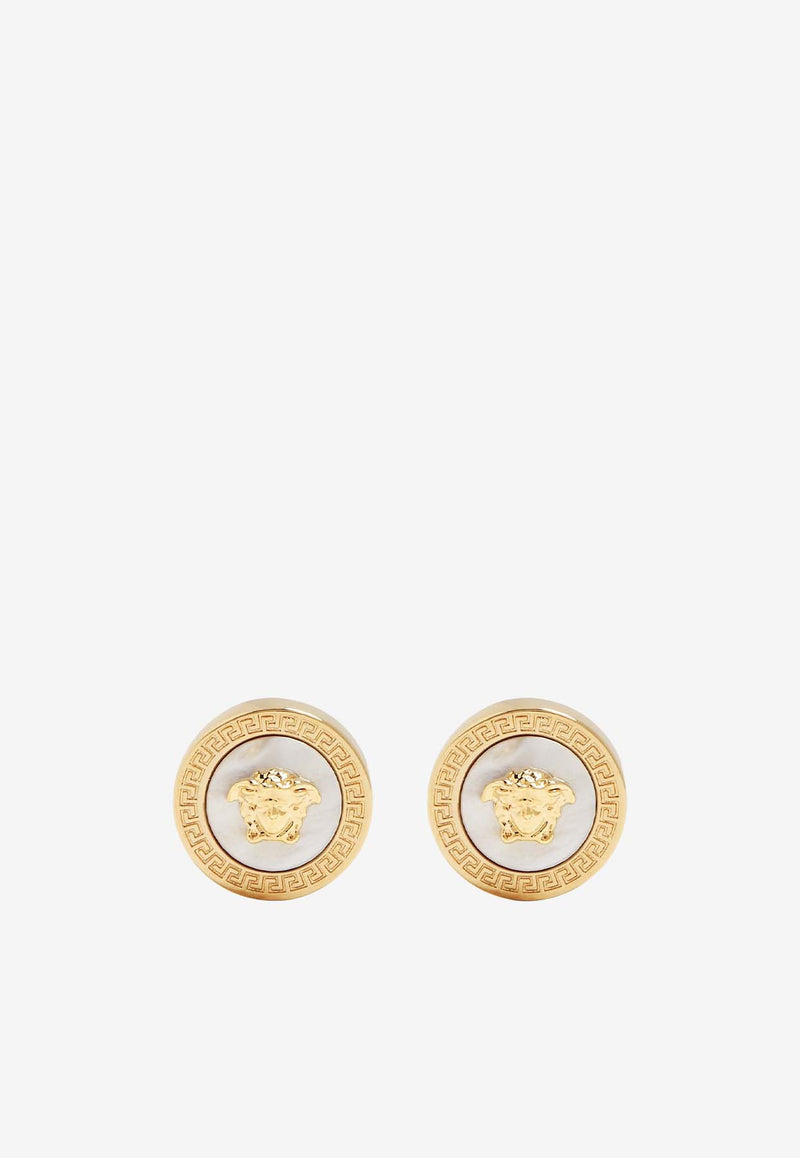 Versace Medusa Icon Stud Earrings Gold 1016360 1A11246 4J040