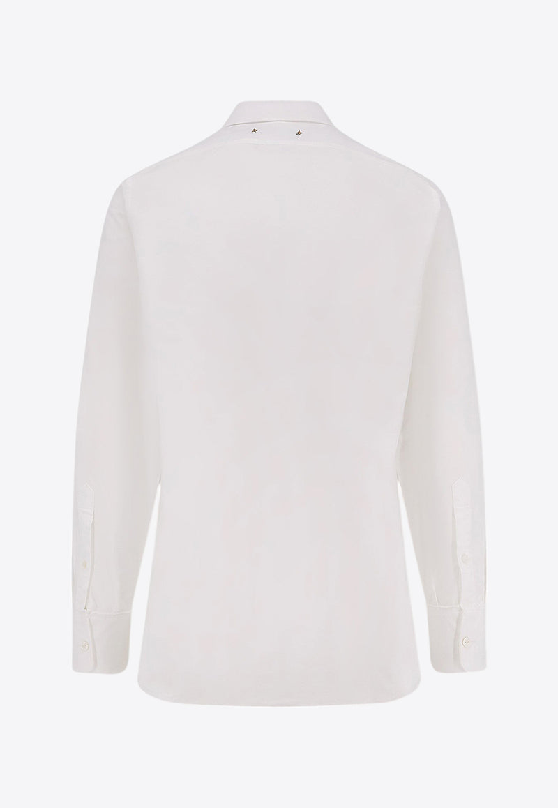 Golden Goose DB Metal Star Long-Sleeved Shirt White GMP00246P000681_10189_White_31986278