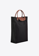 Longchamp Medium Le Pliage Canvas Tote Bag Black 10168089/Q_LONG-001