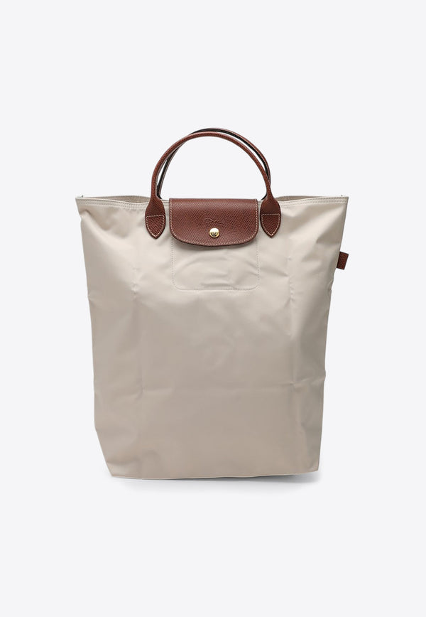 Longchamp Medium Le Pliage Tote Bag Cream 10168089/P_LONG-P71