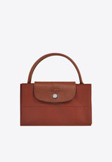 Longchamp Medium Le Pliage Canvas Tote Bag Chestnut 10168919/Q_LONG-404