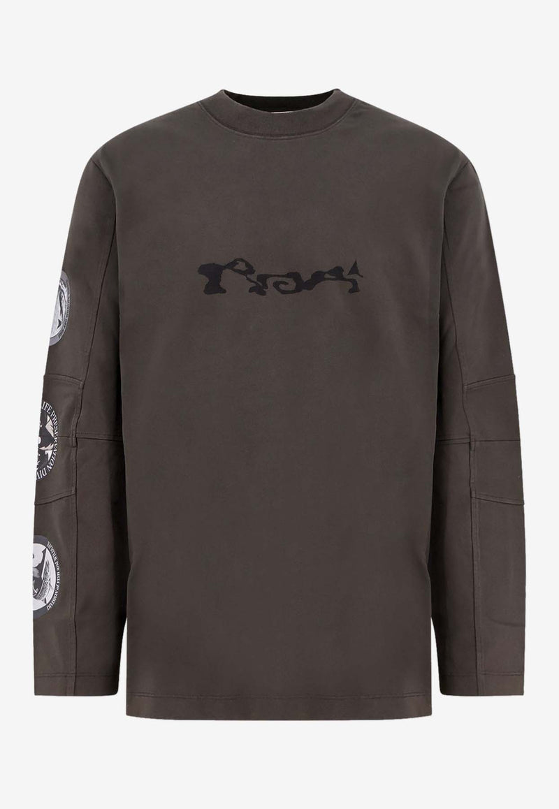 ROA Division Organic Long-Sleeved T-shirt Gray RBMW0434JY39_BLK0029_OneColor_31183825