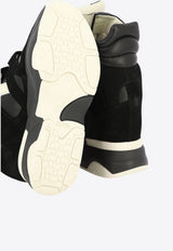 Isabel Marant Balskee Suede High-Top Sneakers Black 23PBK0009FAA1E17S01BK_82647