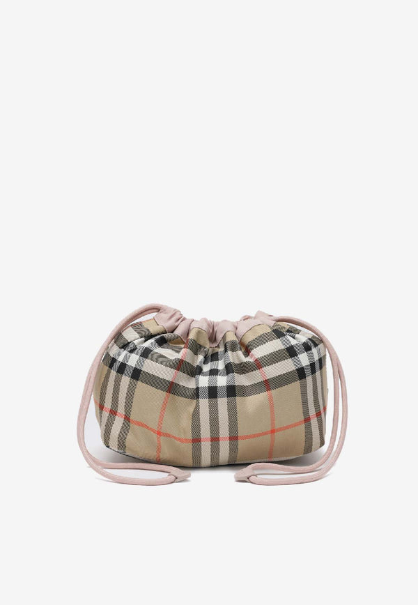 Burberry Reversible Nylon Pouch  Pink 8111316117221/R_BURBE-A6817
