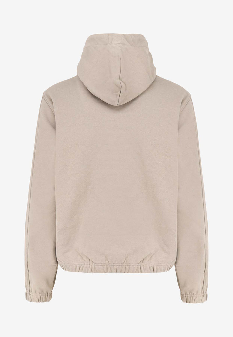 ROA Logo Embroidered Hooded Sweatshirt Beige RBMW0397FA280_BEG0002_OneColor_31183788