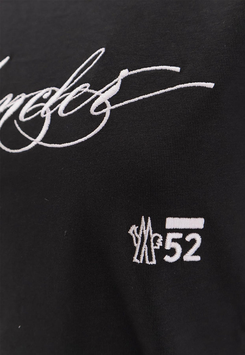 Moncler Signature Logo Crewneck T-shirt Black K20938C0000589AJS998_Black_29857647