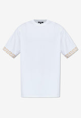 Versace Greca Border Crewneck T-shirt White 1004079 1A11119-2W110