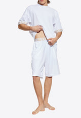 Versace Greca Border Crewneck T-shirt White 1004079 1A11119-2W110